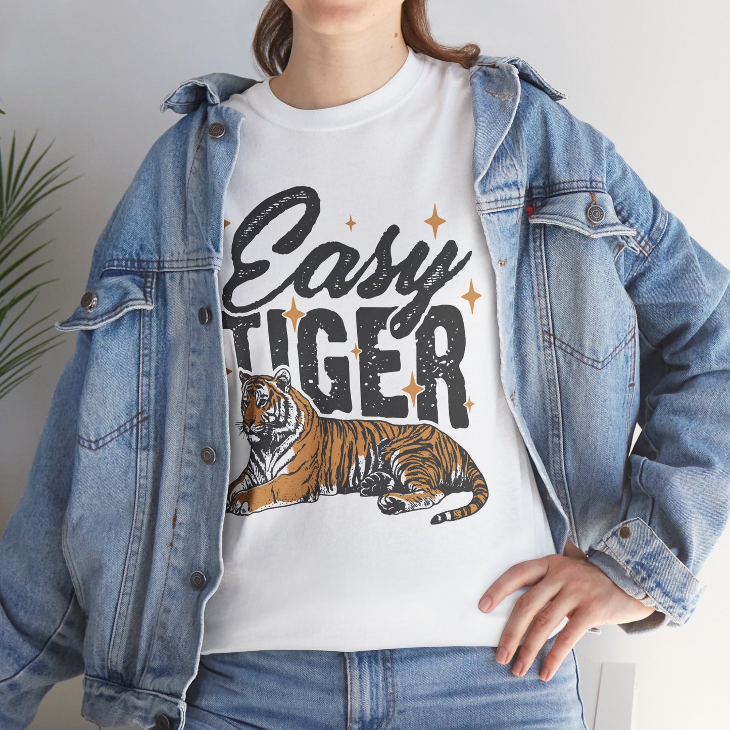 Easy Tiger Tee - Unisex Cotton T-Shirt