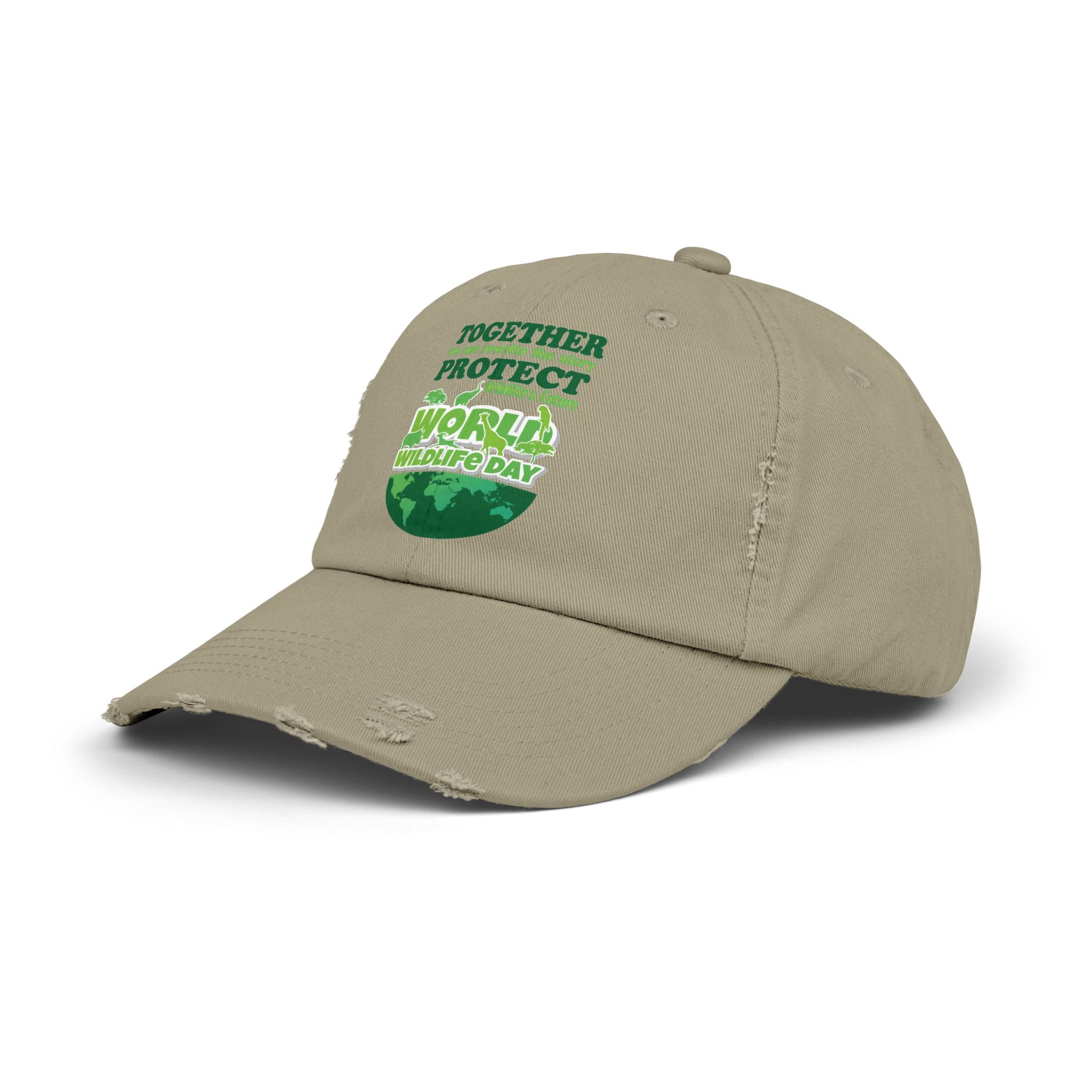 World Wildlife Day- Unisex Distressed Cap