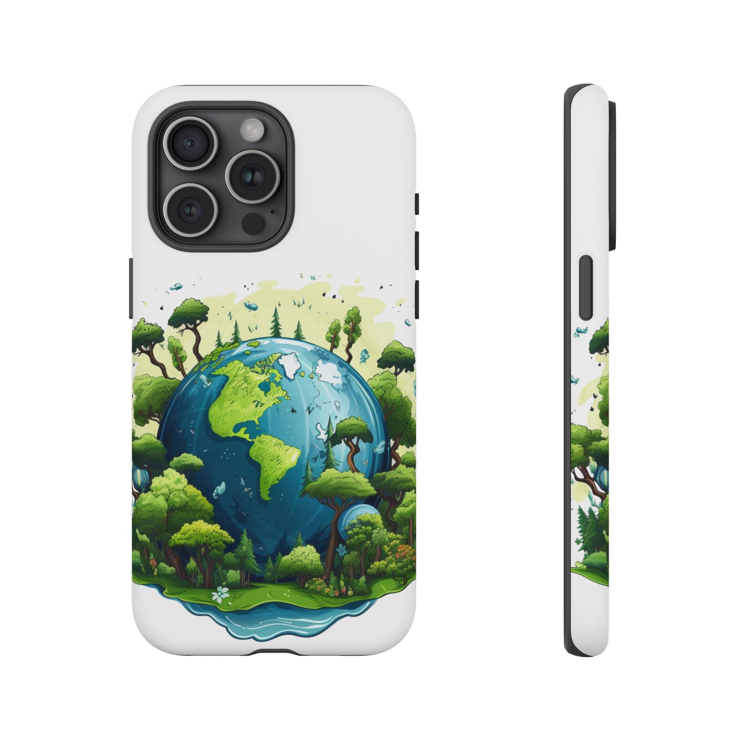 Eco-Friendly Phone Case with Earth Design