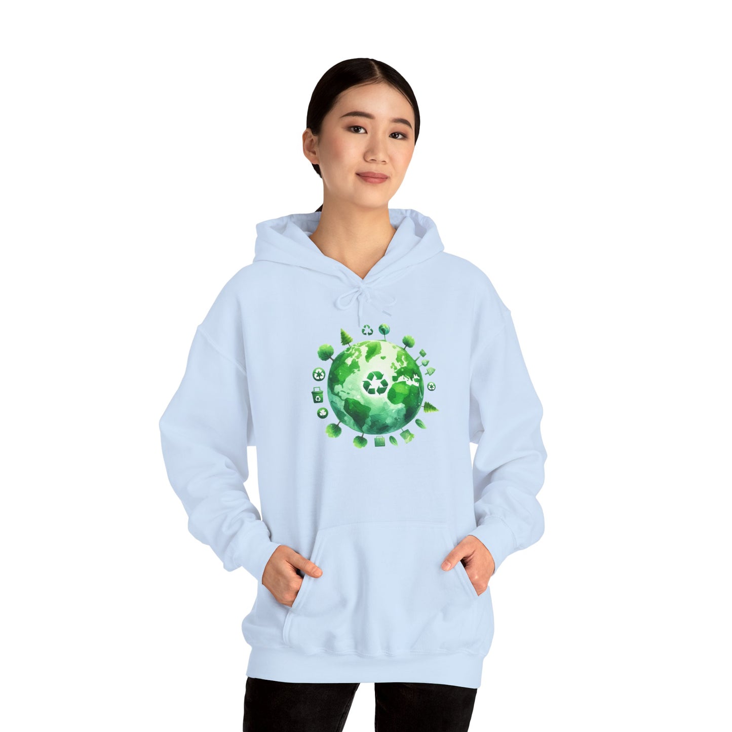 Sustainable Lifestyle Hooded Sweatshirt