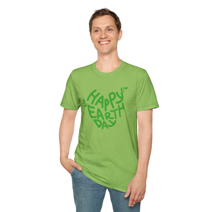 Happy Earth Day Unisex Softstyle T-Shirt - Eco-Friendly Apparel