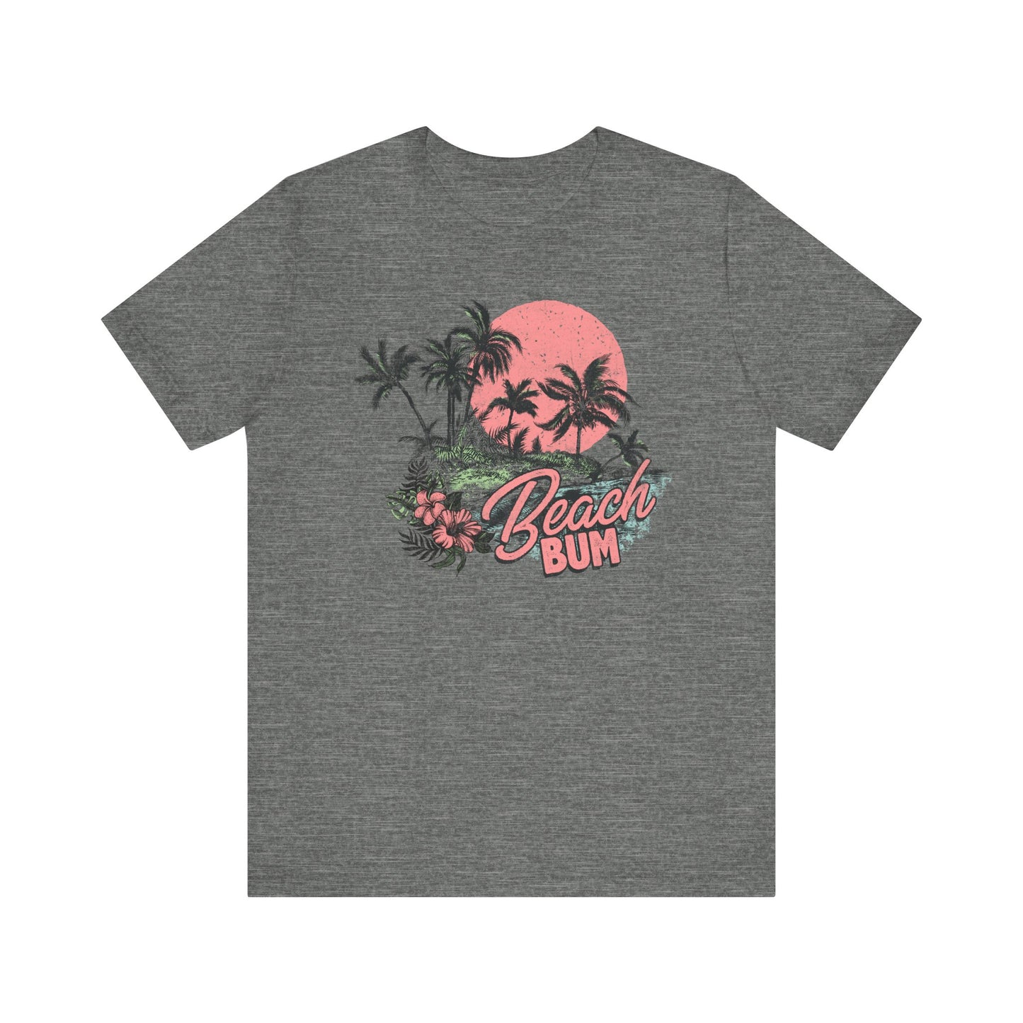 Beach Bum Unisex Short Sleeve Tee - Summer Vibes Shirt