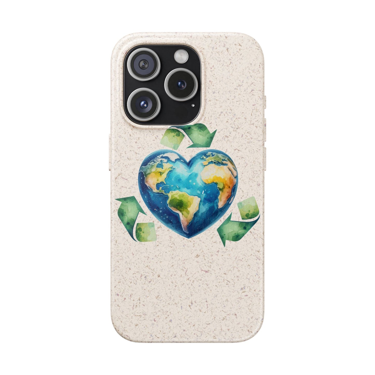 Cute Earth Design - Sustainable Living Biodegradable Phone Case