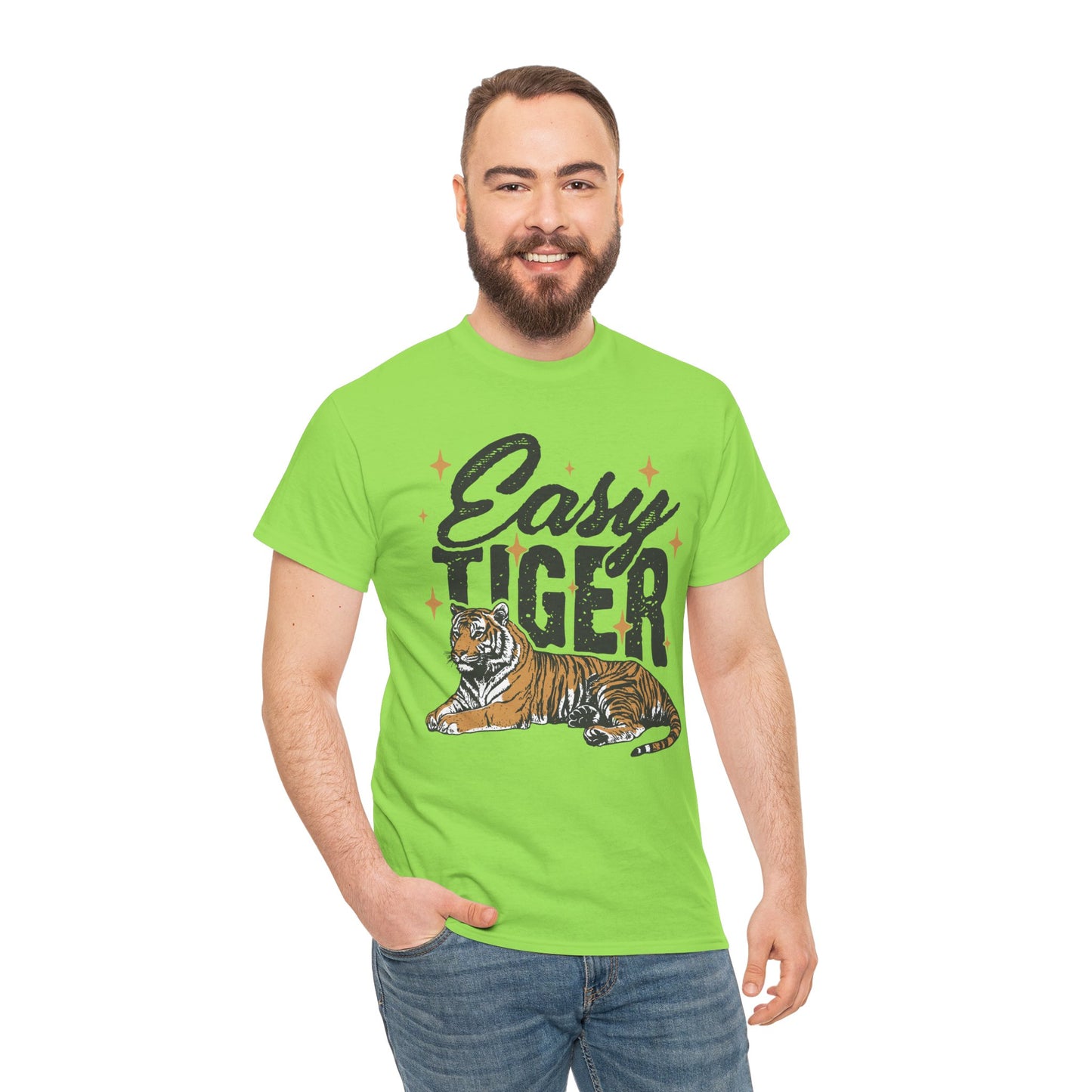 Easy Tiger Tee - Unisex Cotton T-Shirt