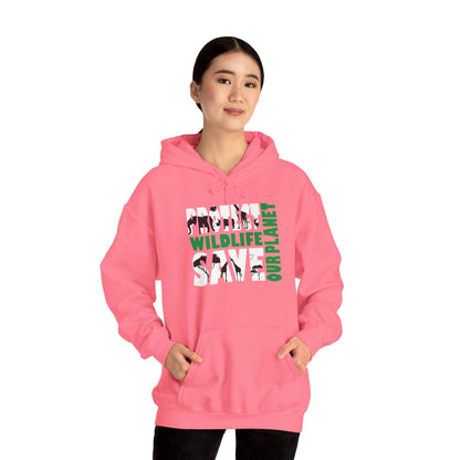 Wildlife Awareness Hooded Sweatshirt