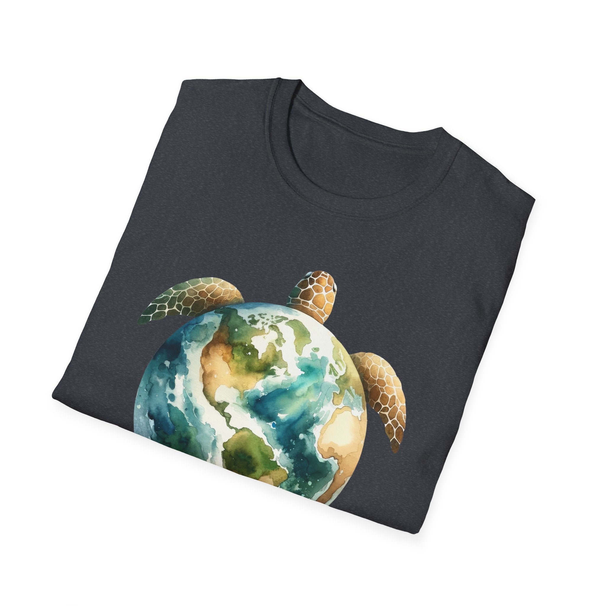 Eco-Friendly Turtle Graphic Unisex Softstyle T-Shirt