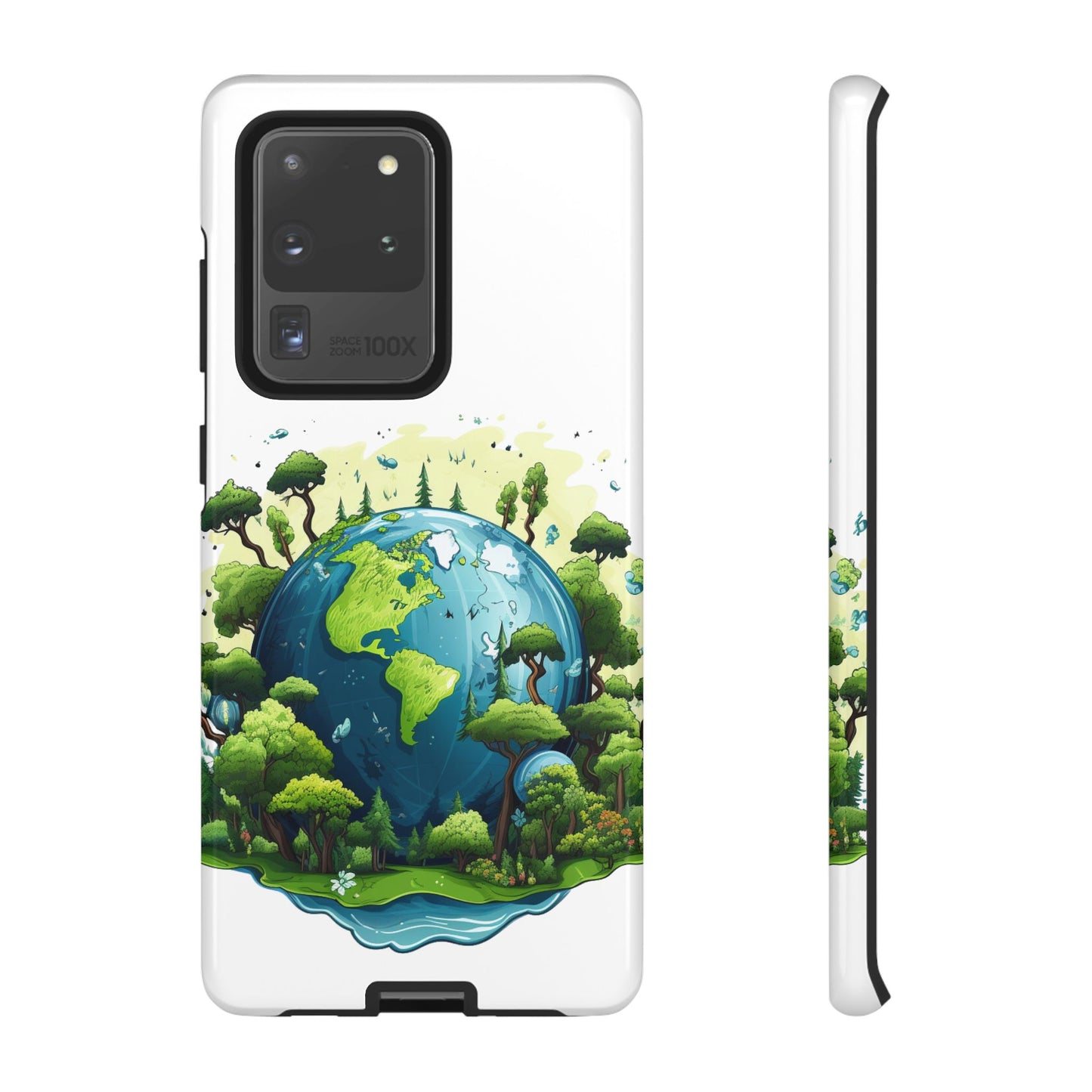 Eco-Friendly Phone Case with Earth Design