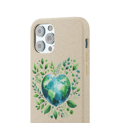 Cute Love Nature Phone case sustainable Biodegradable Phone Case