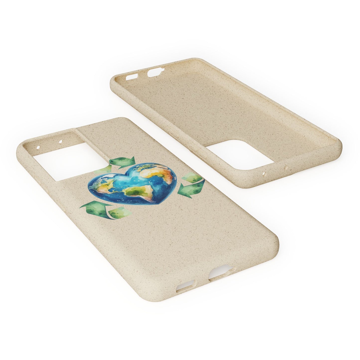 Cute Earth Design - Sustainable Living Biodegradable Phone Case