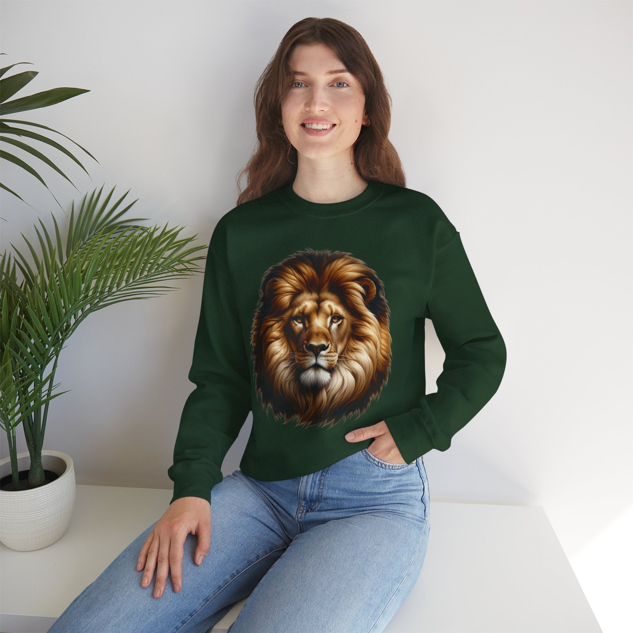Lion Wildlife Lover Unisex Sweatshirt