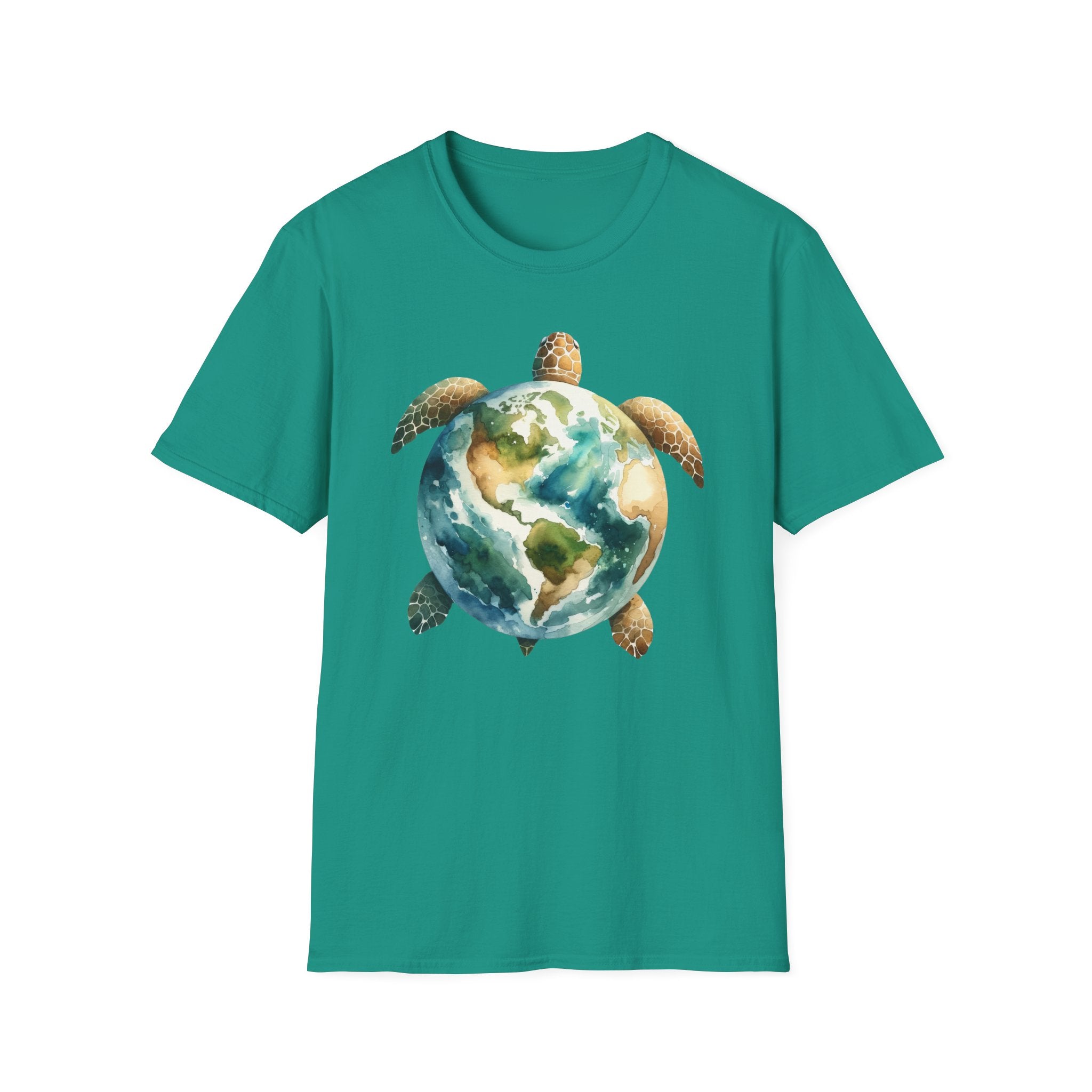 Eco-Friendly Turtle Graphic Unisex Softstyle T-Shirt