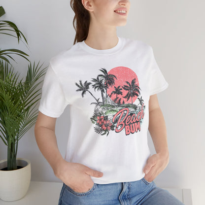 Beach Bum Unisex Short Sleeve Tee - Summer Vibes Shirt