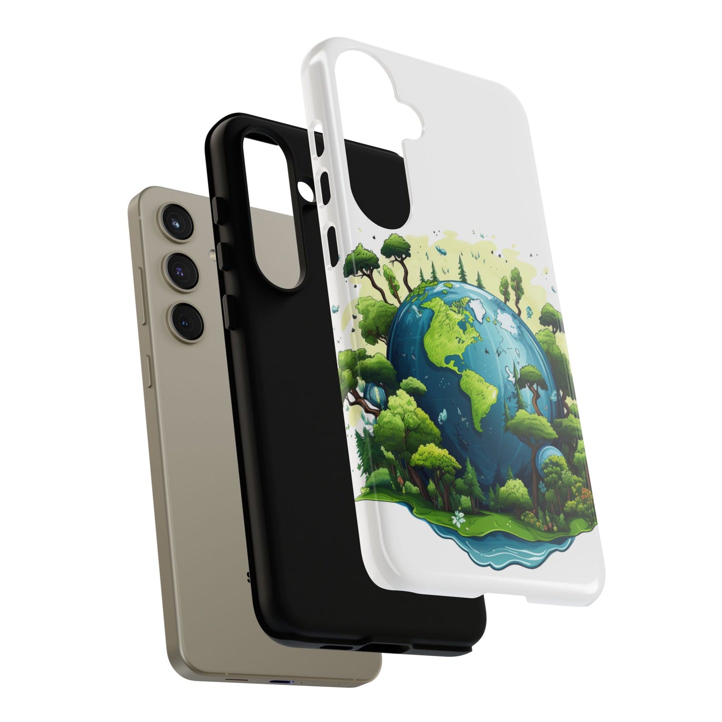 Eco-Friendly Phone Case with Earth Design