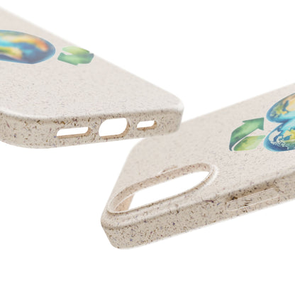 Cute Earth Design - Sustainable Living Biodegradable Phone Case