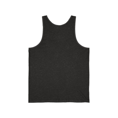 Unisex Jersey Tank with Earth Graphic - Eco-Friendly Apparel for Nature Lovers