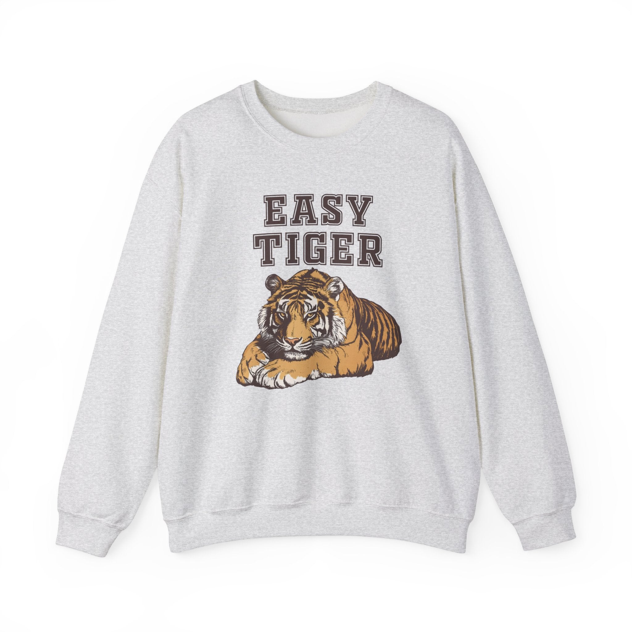 Easy Tiger Unisex Heavy Blend™ Crewneck Sweatshirt - Relaxed Comfort for Animal Lovers
