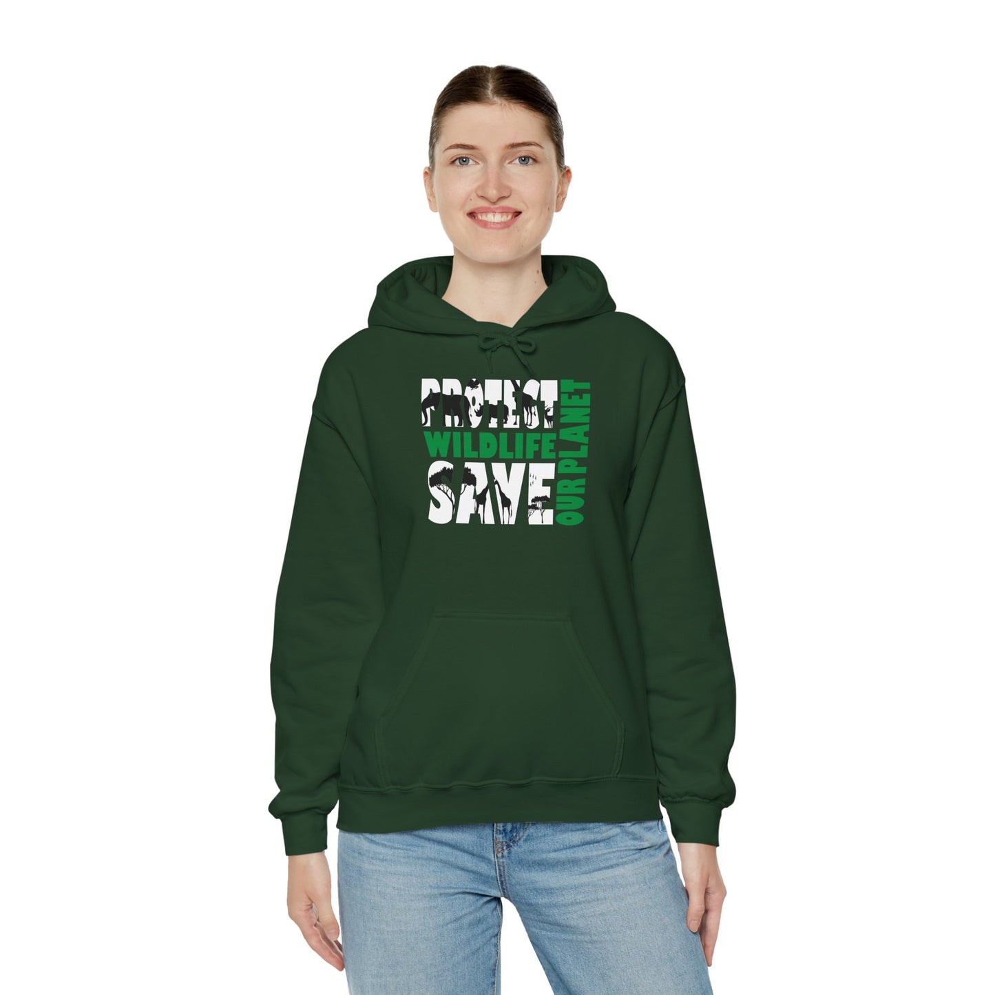 Wildlife Awareness Hooded Sweatshirt