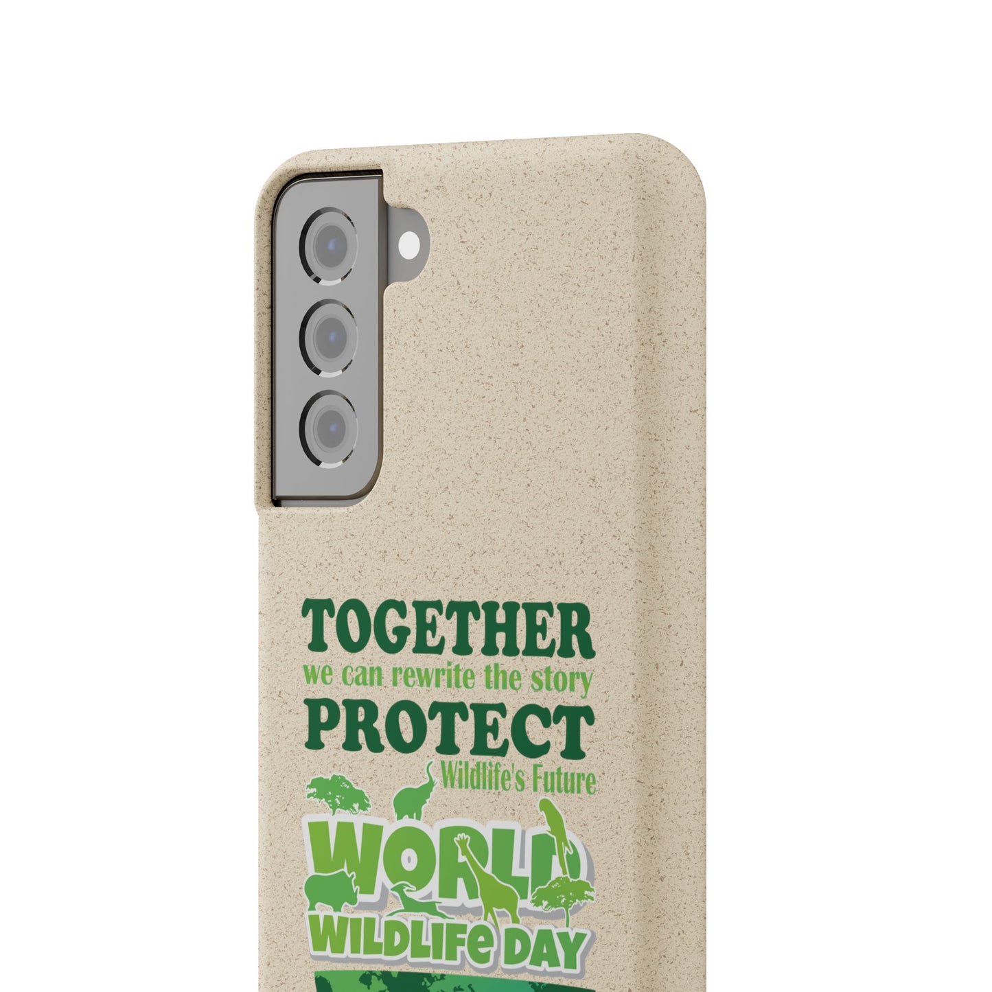 Eco-Friendly Biodegradable Phone Cases for Wildlife Day - Protect Our Planet