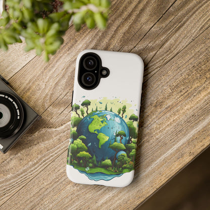 Eco-Friendly Phone Case with Earth Design