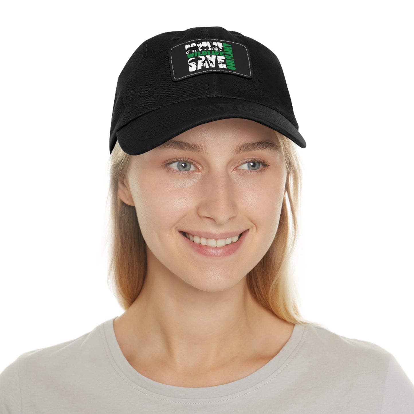 Wildlife & Planet Save Dad Hat with Leather Patch