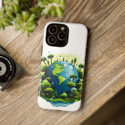 Eco-Friendly Phone Case with Earth Design