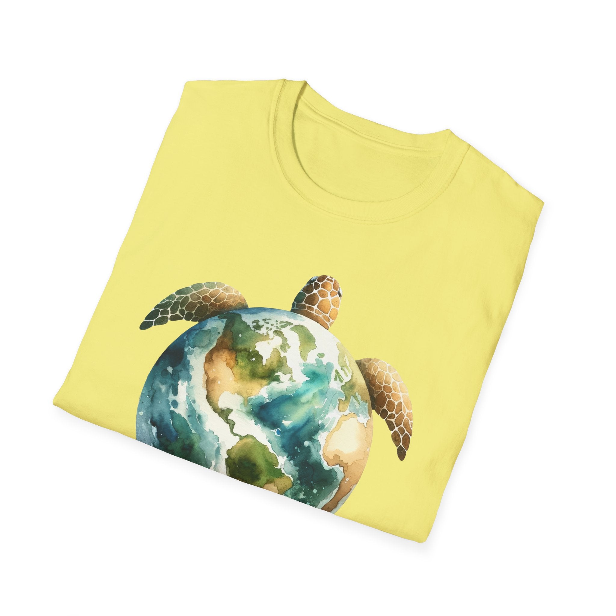 Eco-Friendly Turtle Graphic Unisex Softstyle T-Shirt