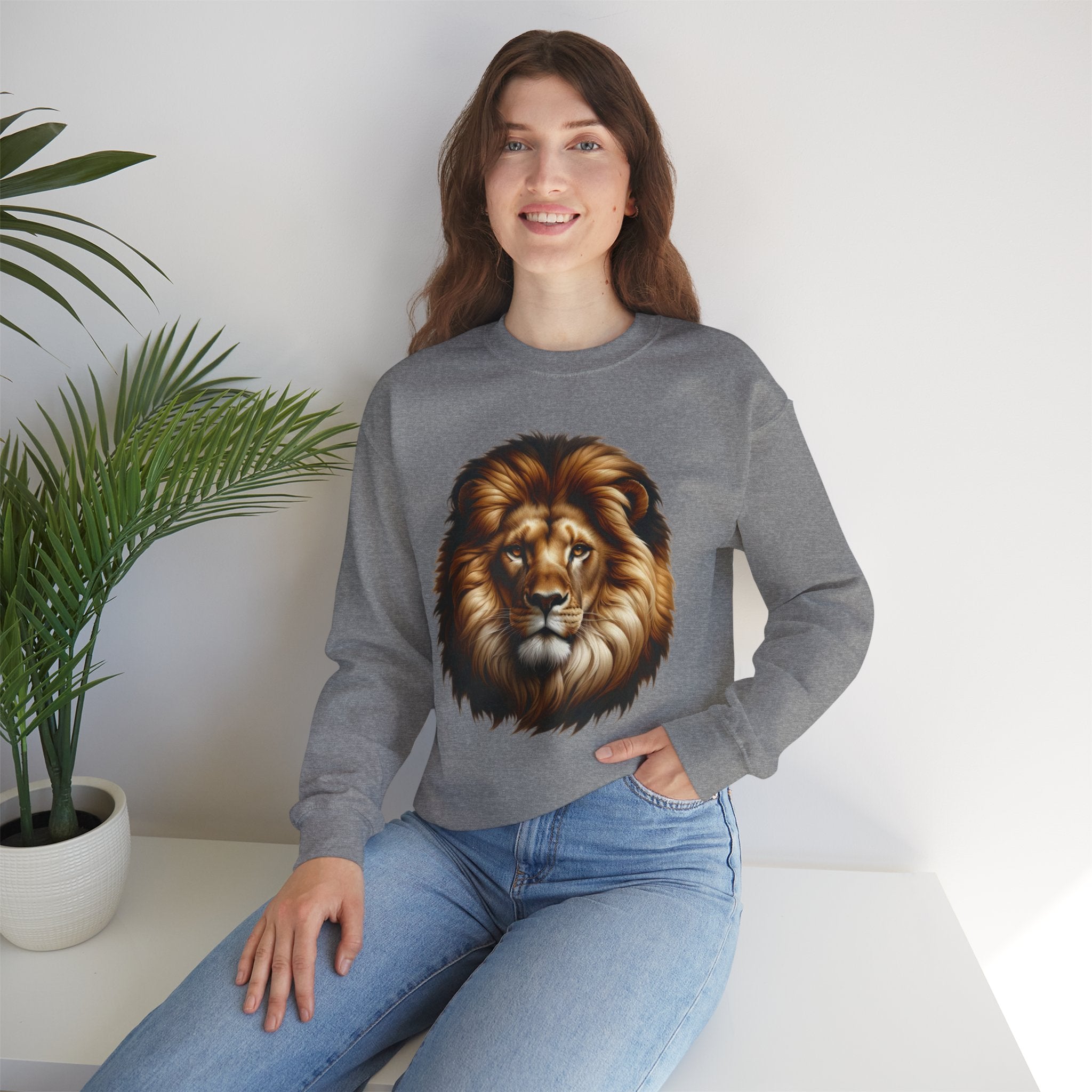 Lion Wildlife Lover Unisex Sweatshirt