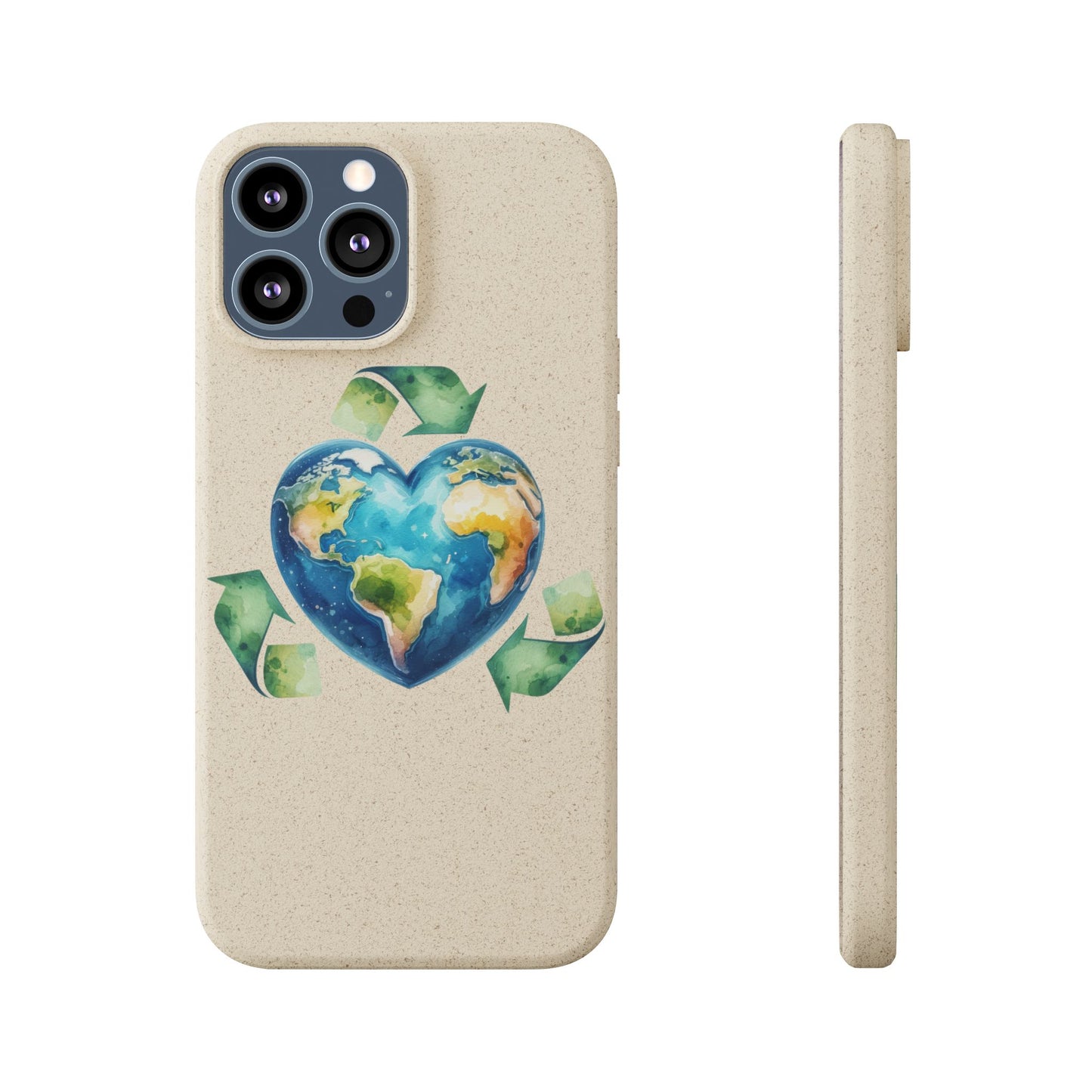 Cute Earth Design - Sustainable Living Biodegradable Phone Case