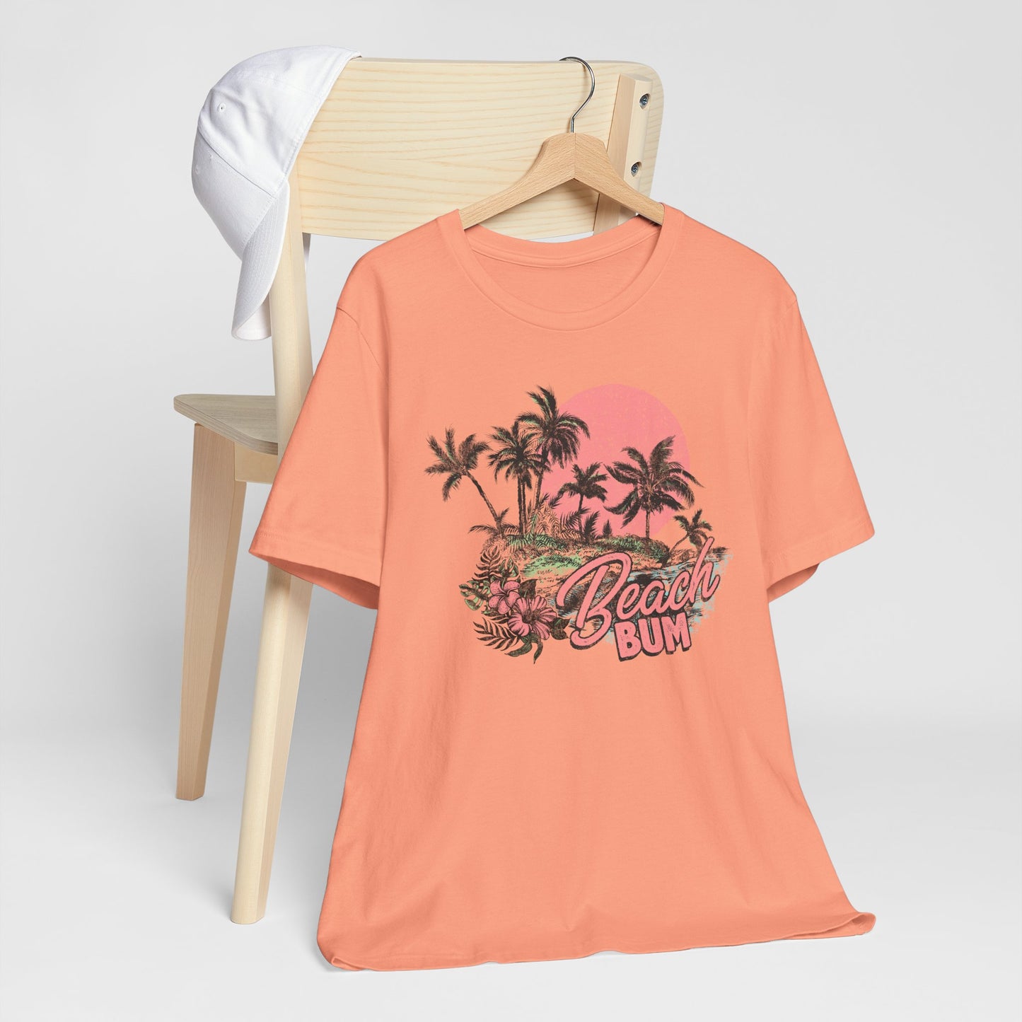 Beach Bum Unisex Short Sleeve Tee - Summer Vibes Shirt