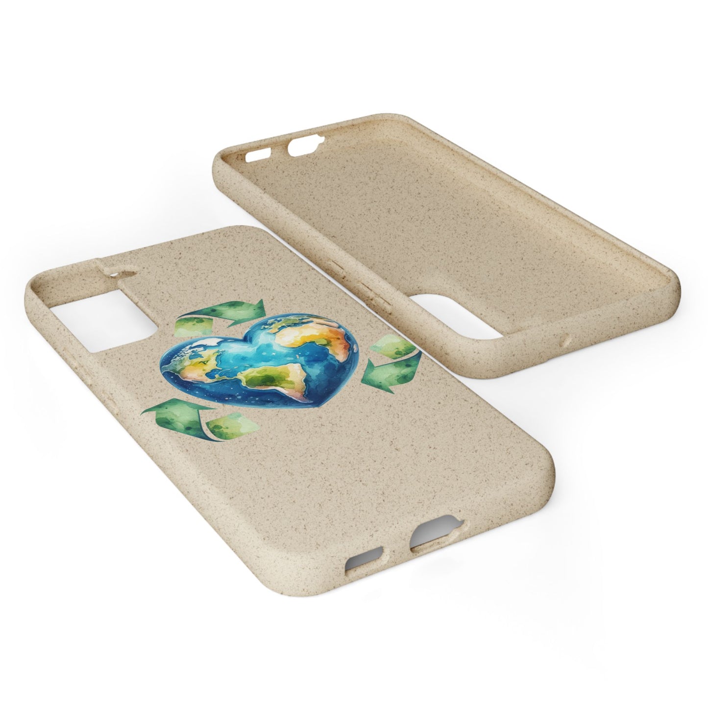 Cute Earth Design - Sustainable Living Biodegradable Phone Case