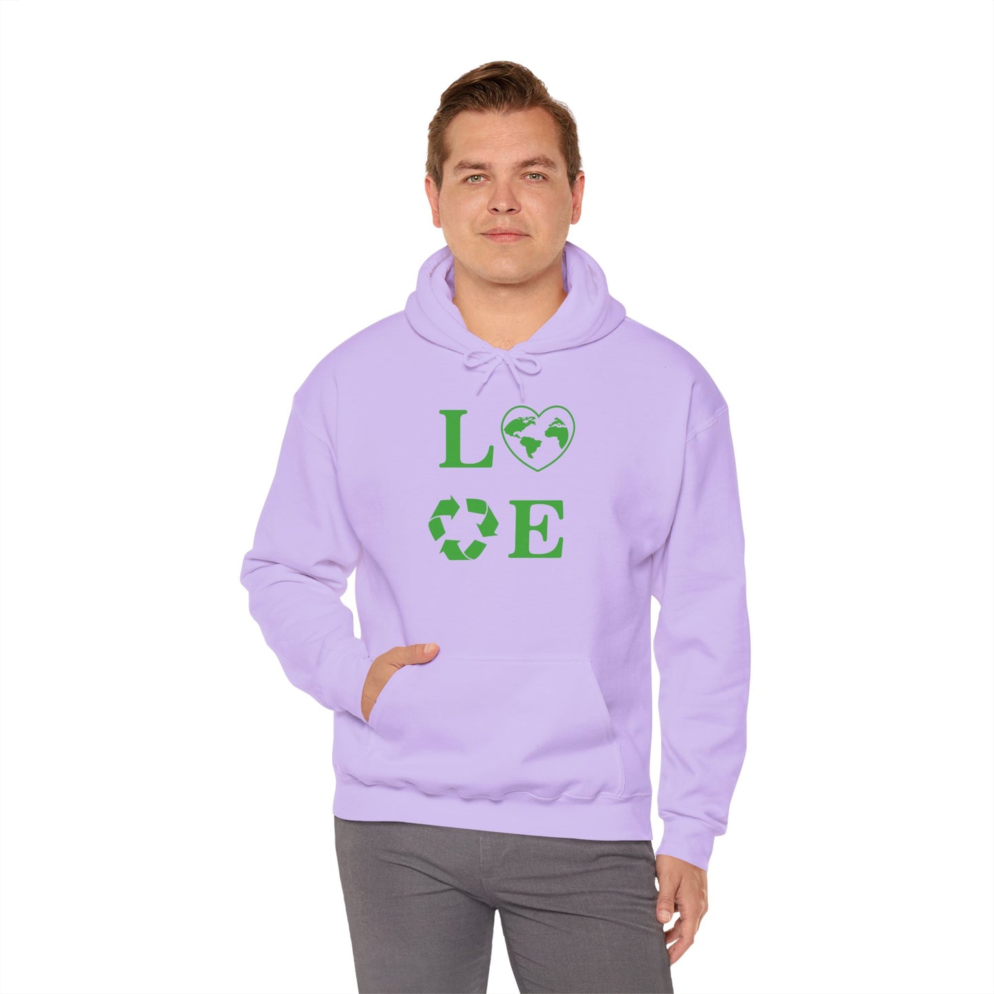 Love Heart Recycling Hoodie