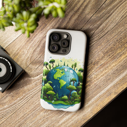 Eco-Friendly Phone Case with Earth Design