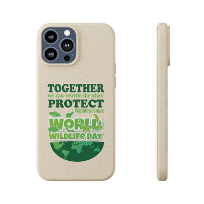 Eco-Friendly Biodegradable Phone Cases for Wildlife Day - Protect Our Planet