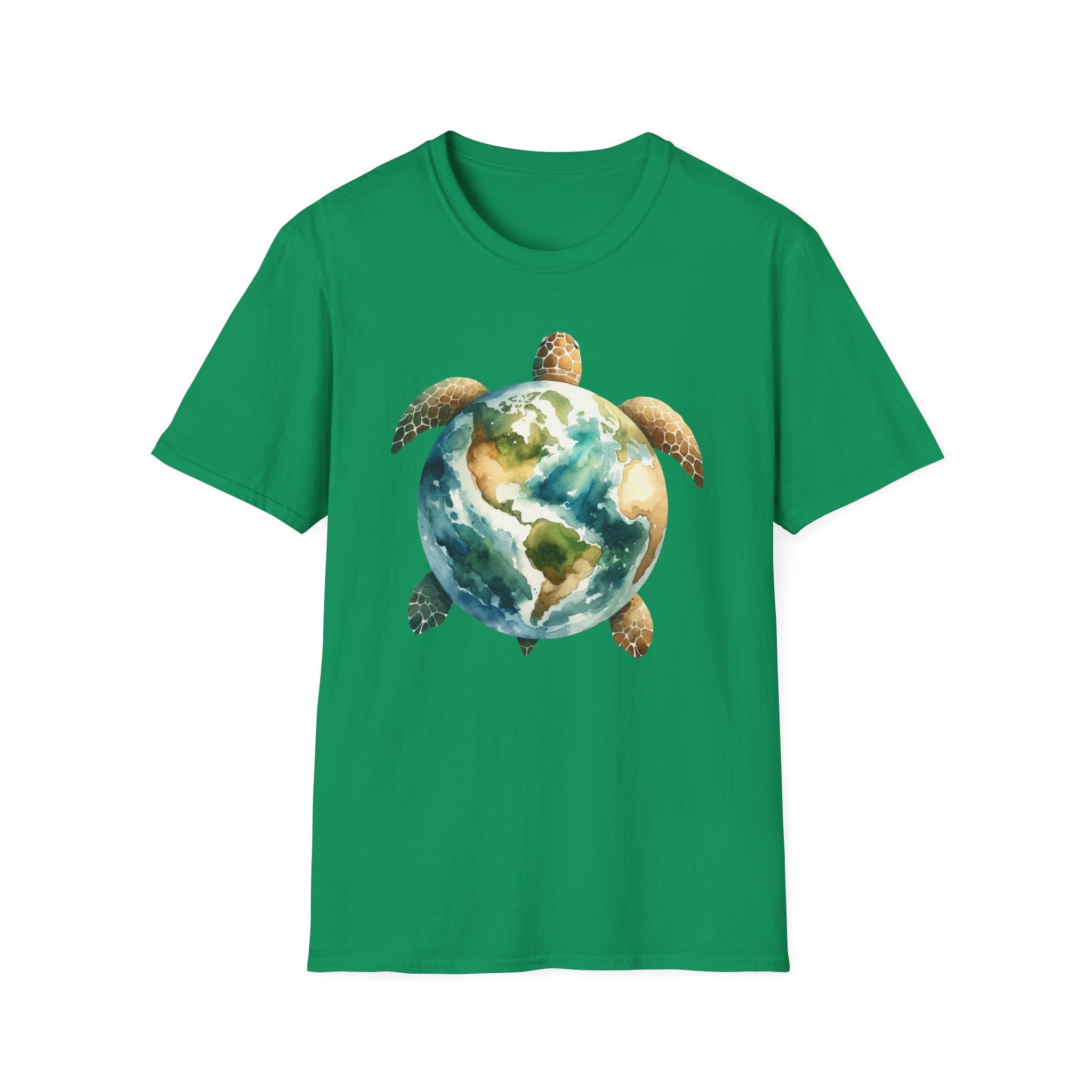 Eco-Friendly Turtle Graphic Unisex Softstyle T-Shirt