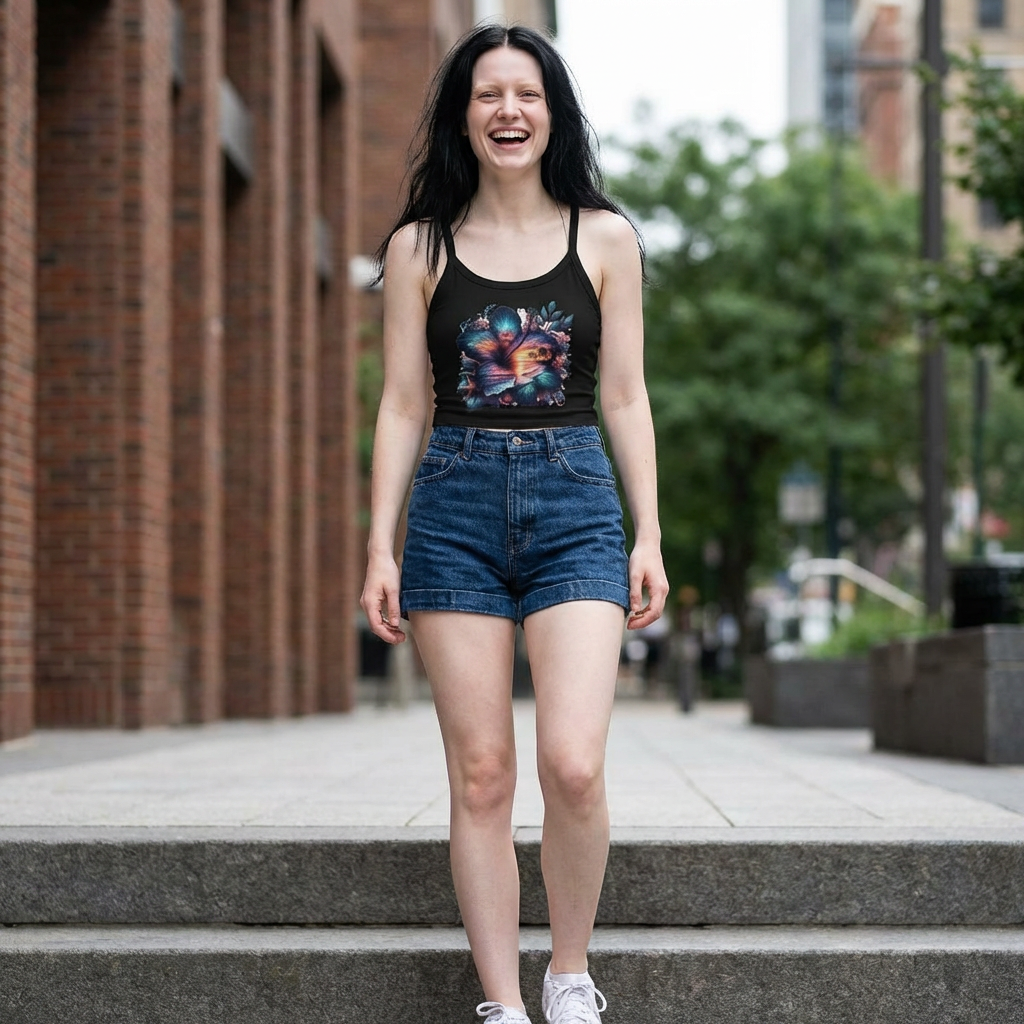Tropical Sunset Hibiscus Tank