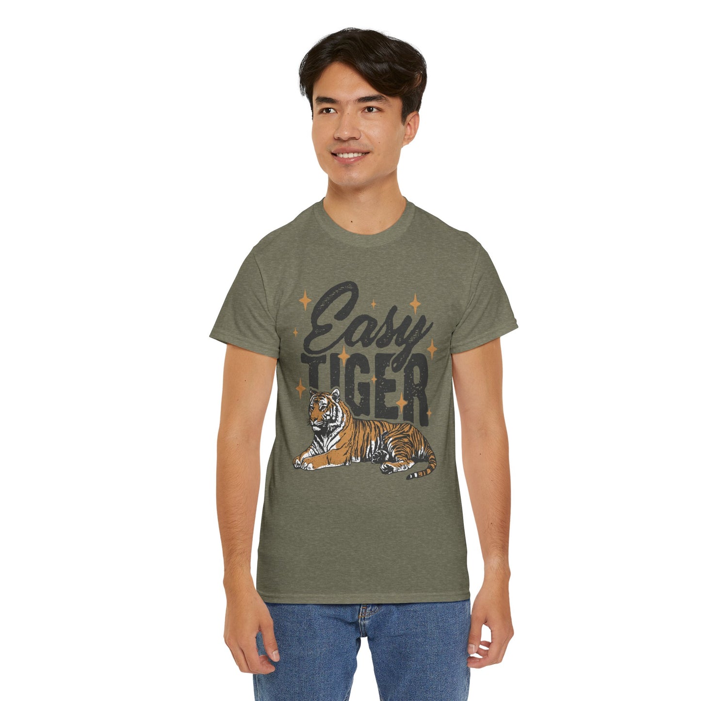 Easy Tiger Tee - Unisex Cotton T-Shirt