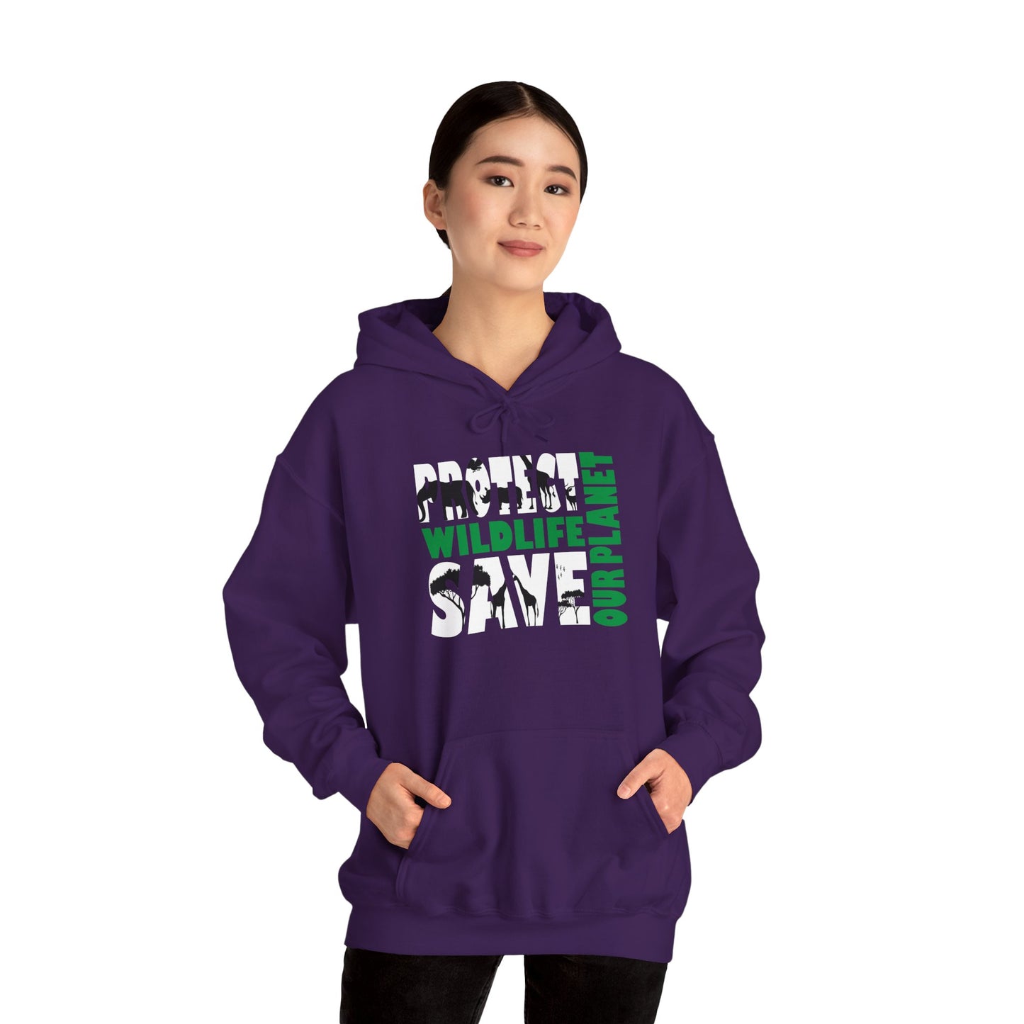 Wildlife Awareness Hooded Sweatshirt