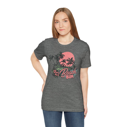 Beach Bum Unisex Short Sleeve Tee - Summer Vibes Shirt