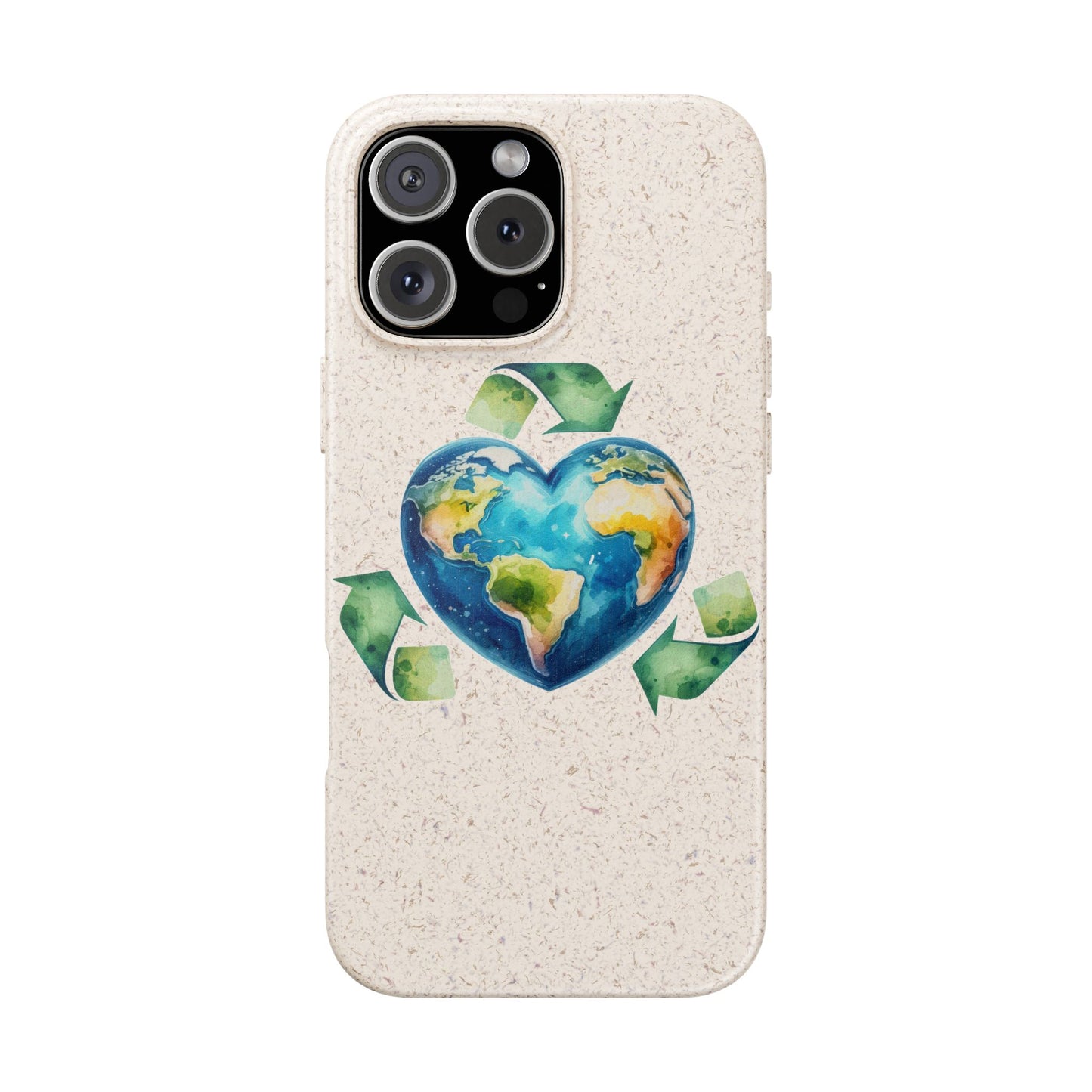 Cute Earth Design - Sustainable Living Biodegradable Phone Case
