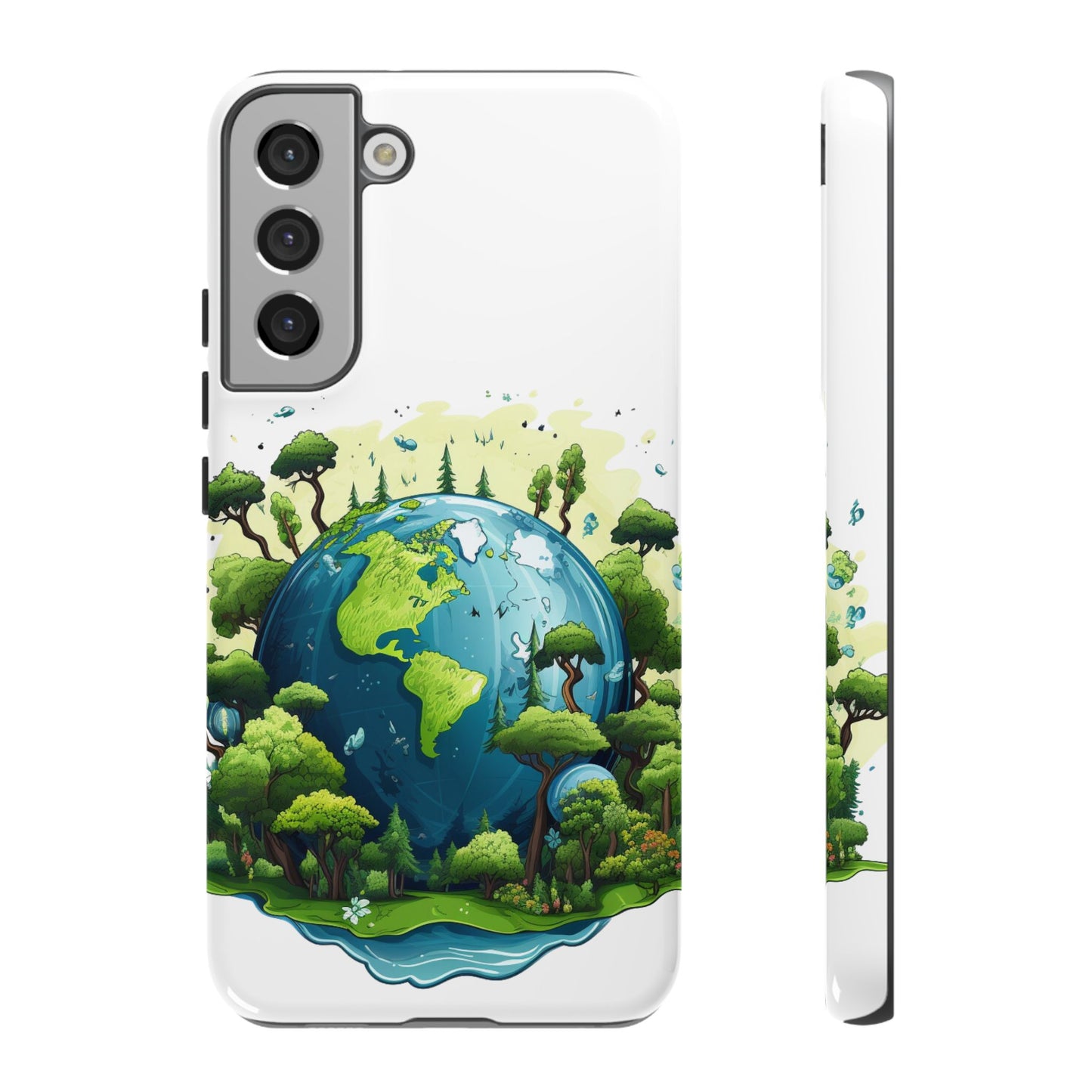 Eco-Friendly Phone Case with Earth Design