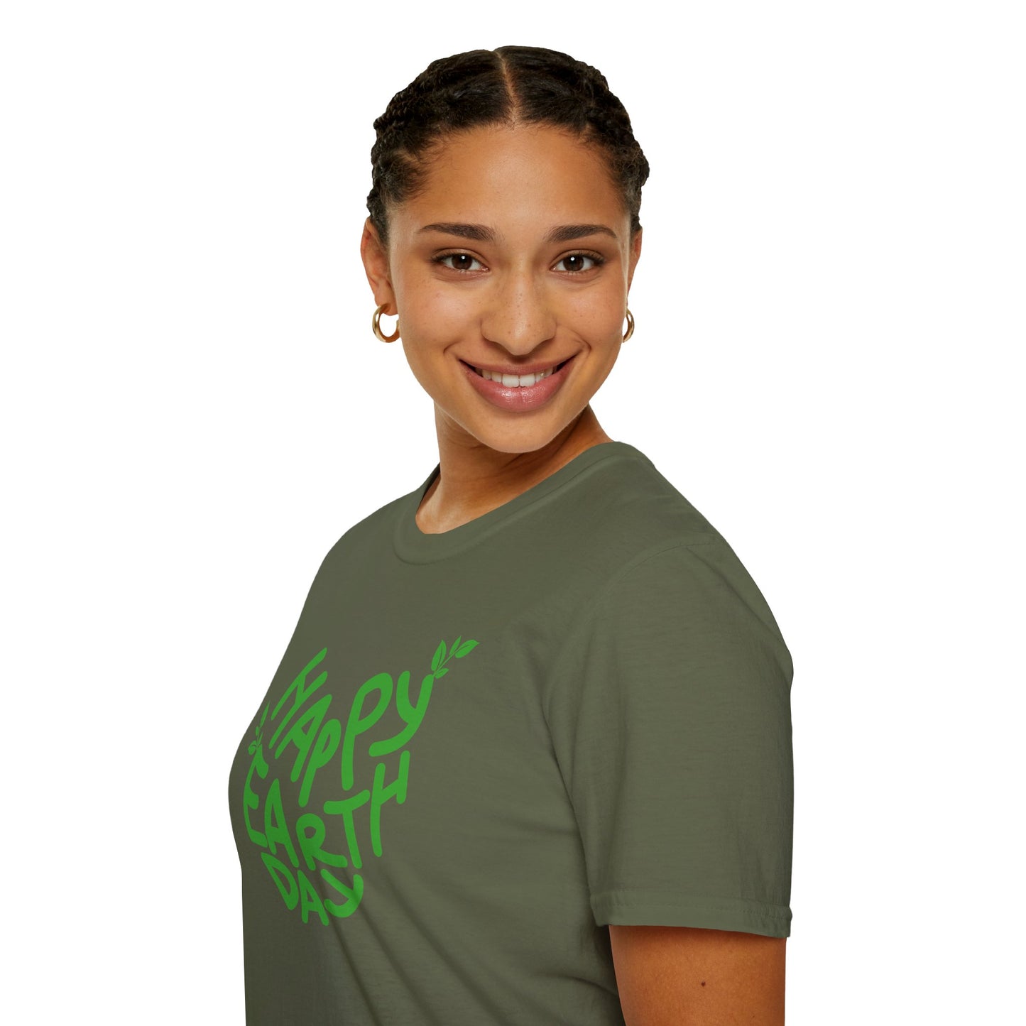 Happy Earth Day Unisex Softstyle T-Shirt - Eco-Friendly Apparel