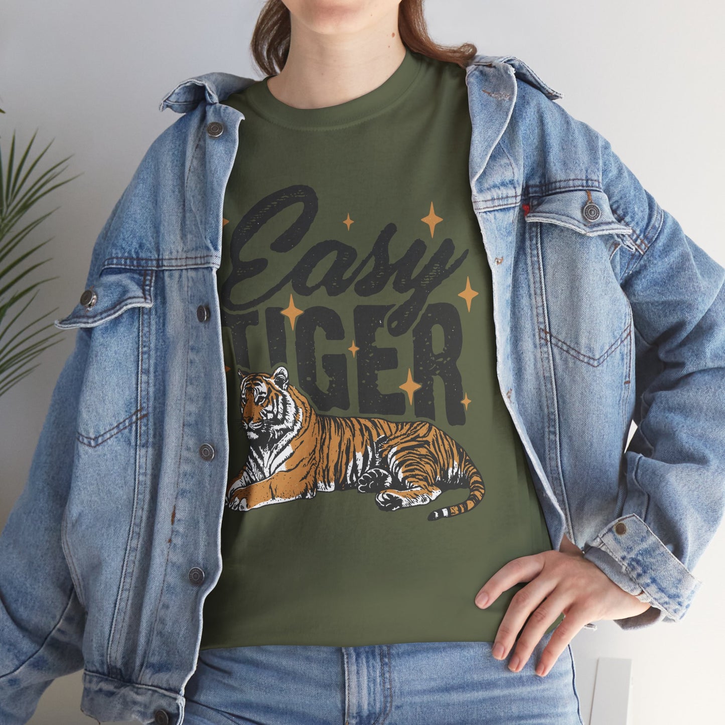 Easy Tiger Tee - Unisex Cotton T-Shirt