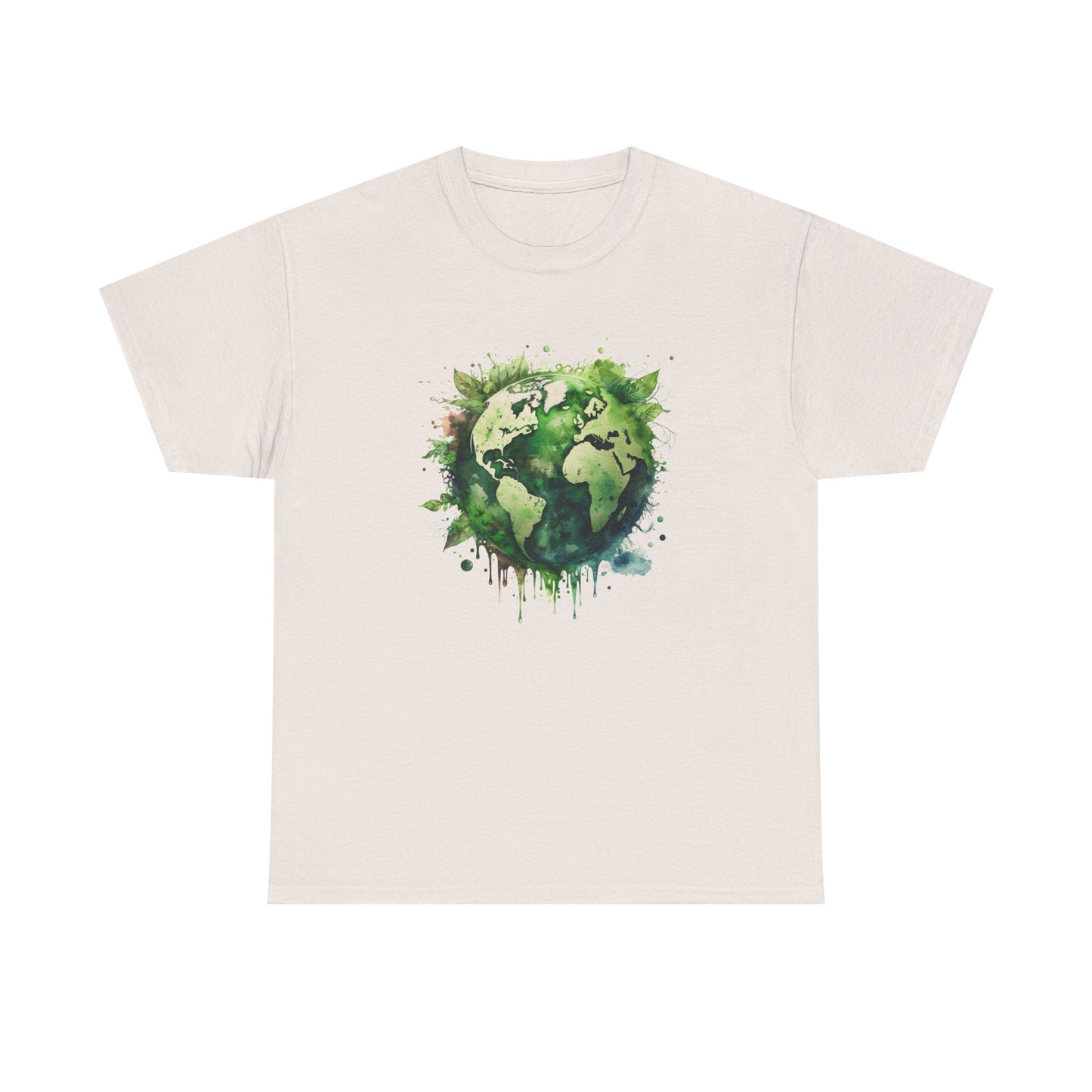 Eco-Friendly World Map T-Shirt - Unisex Tee