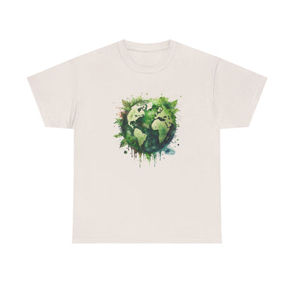 Eco-Friendly World Map T-Shirt - Unisex Tee