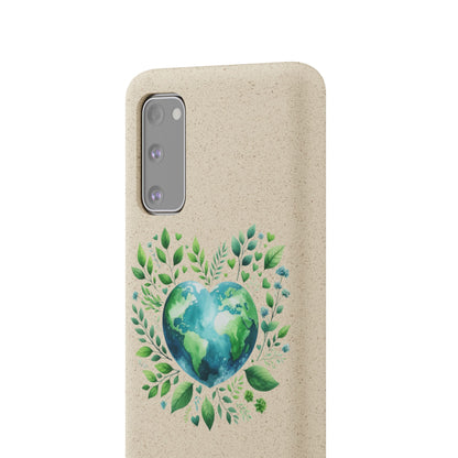 Cute Love Nature Phone case sustainable Biodegradable Phone Case
