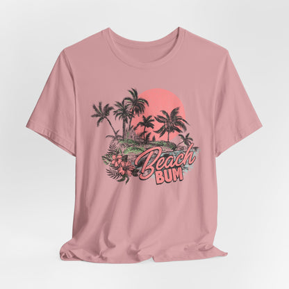 Beach Bum Unisex Short Sleeve Tee - Summer Vibes Shirt