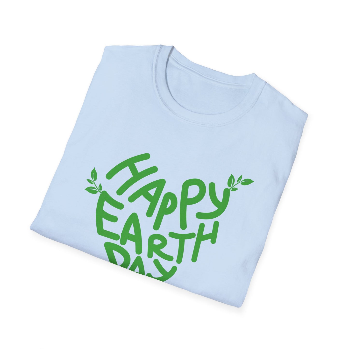 Happy Earth Day Unisex Softstyle T-Shirt - Eco-Friendly Apparel