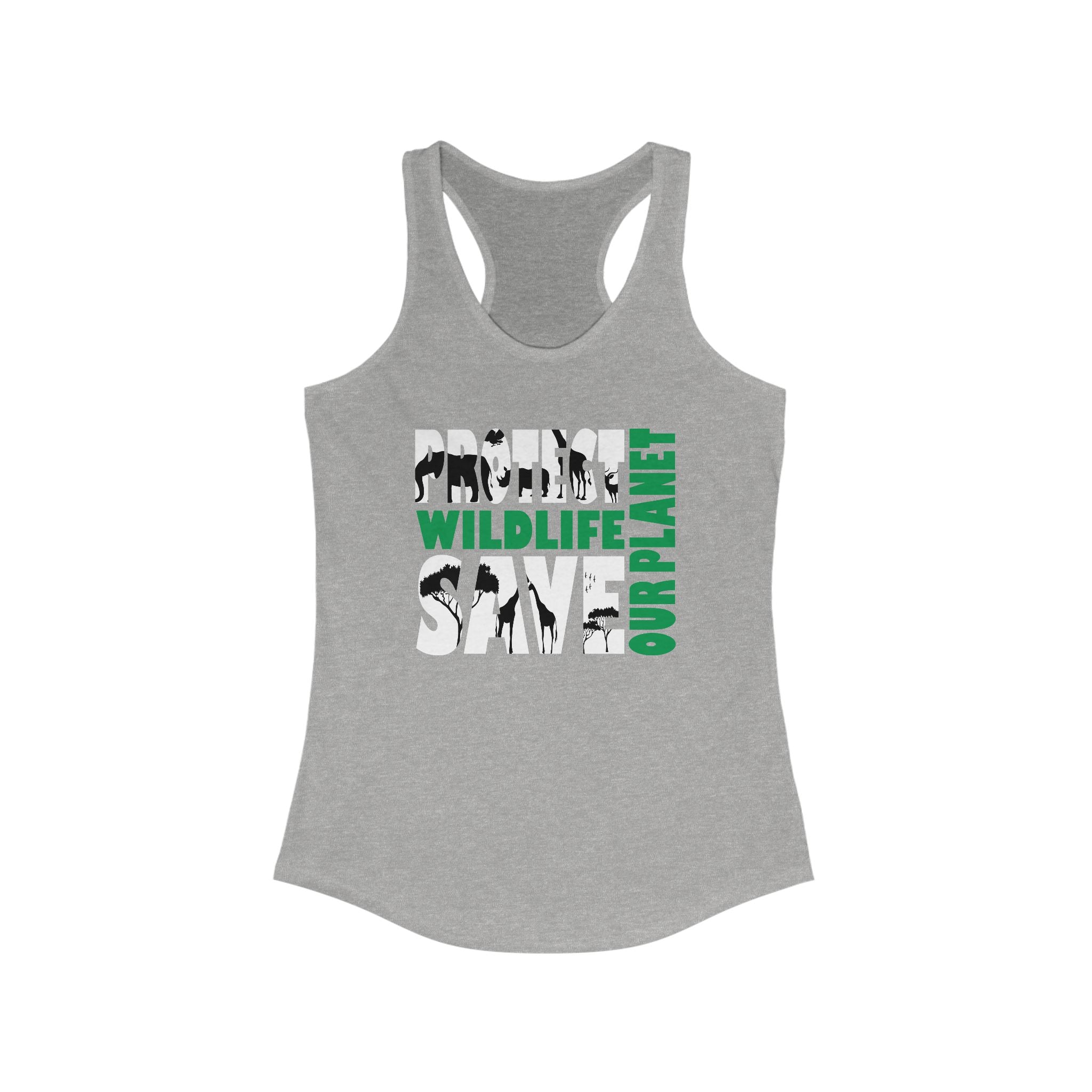 Wildlife Awareness save the Planet Women's Tank Top