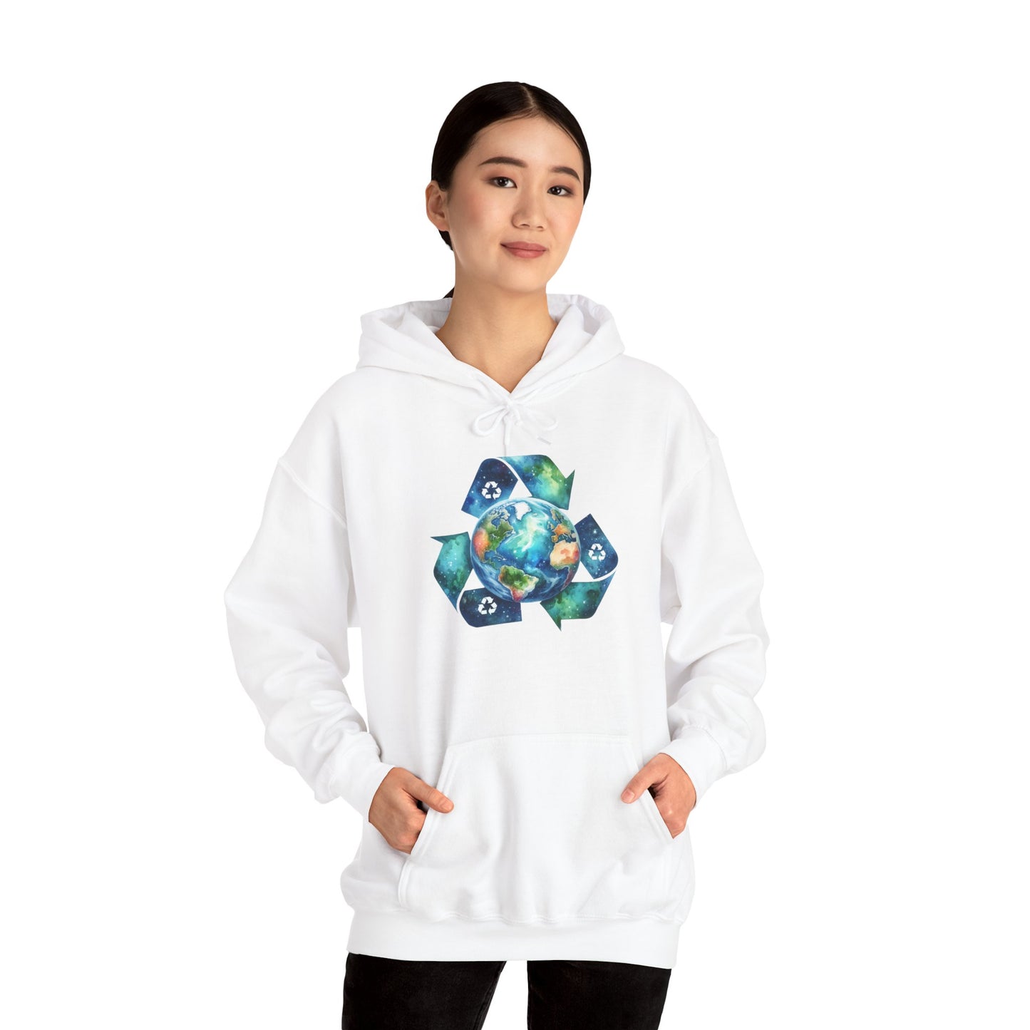 Recycle Symbol Eco Desogn Hoodie