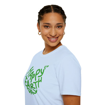 Happy Earth Day Unisex Softstyle T-Shirt - Eco-Friendly Apparel